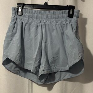 Lululemon Track That 5” Light Blue Shorts